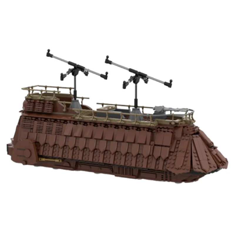 32 Spot MOC-65586 1774pcs Wooden Boat Small Particle Assembly Building Blocks Educational Toy Model Gift Set Ornaments