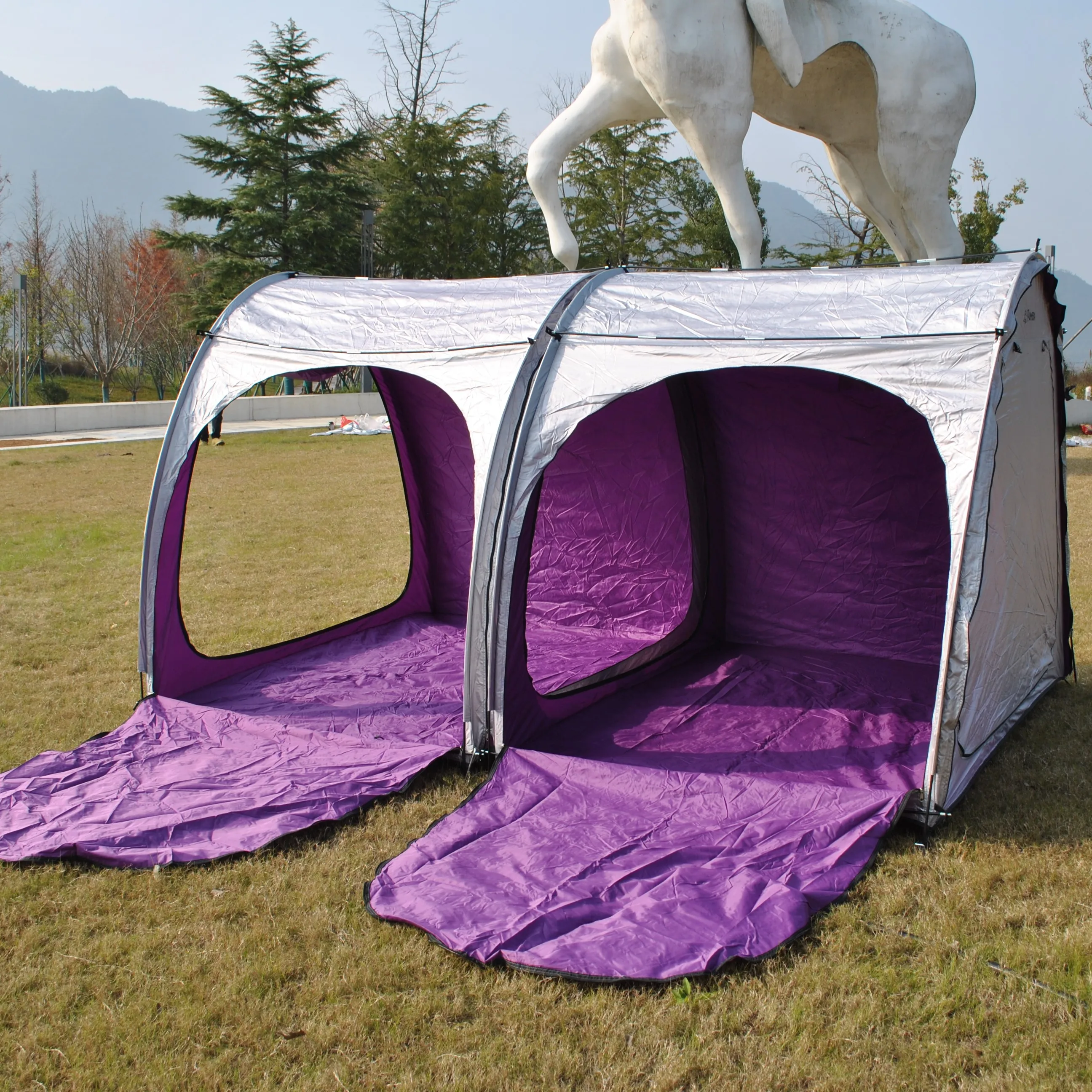 

CZX-560 Attachable 4-Bike Tent Multifunctional Waterproof Storage Family Play Tent Shed Cover Outdoor Camping Gear