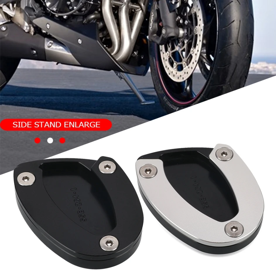 

Side Stand Extension Pad Support Plate Enlarge Stand FOR Street 675 Street Triple 675R 750R 765 RS/S FOR Dayto 675 R Moto2 765