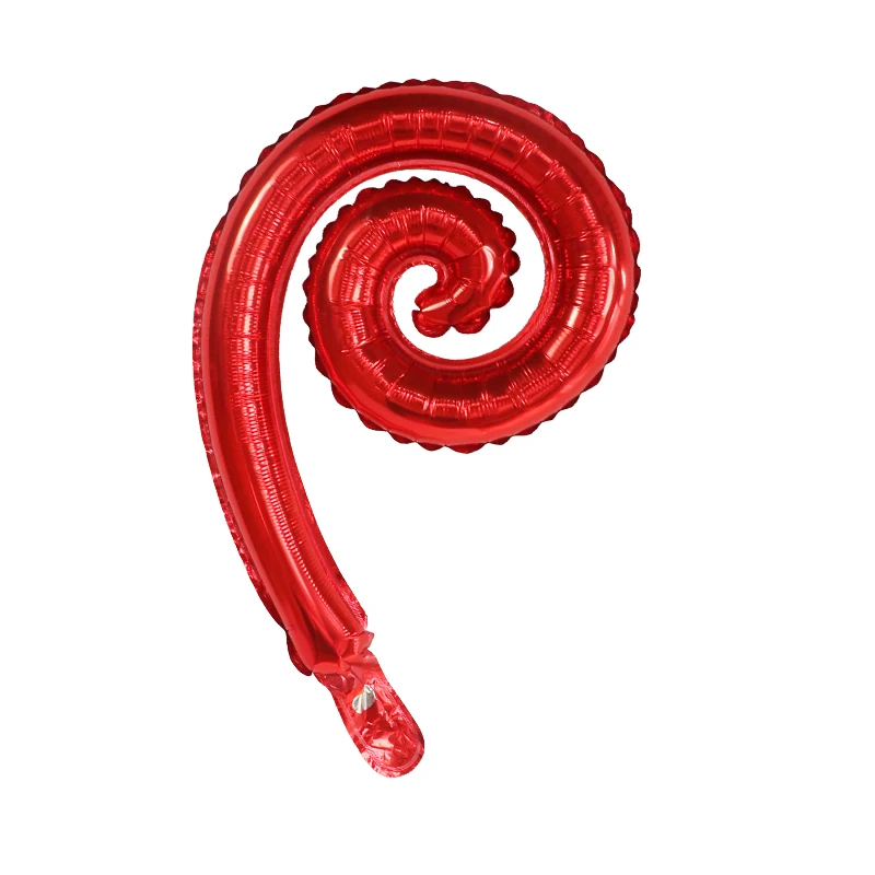 10 Stück Kurly Spiral Wave Folienballons für Geburtstag, Hochzeit, Party, Modellierung, Dekorationszubehör, Ballons, gebogene Luftballons, Globos – Detail 5