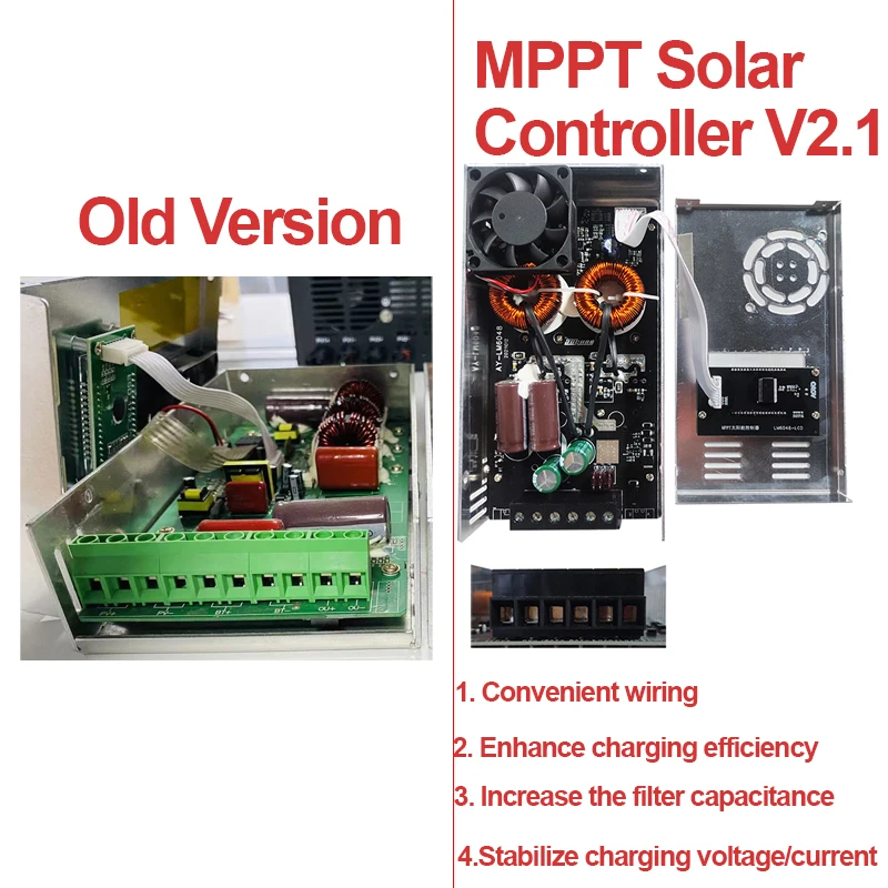 SUYEEGO 40A 60A MPPT Solar Charge Controller 12V 24V 36V 48V Auto Battery Charger Max 180V DC Backlight LCD Solar PV Regulator