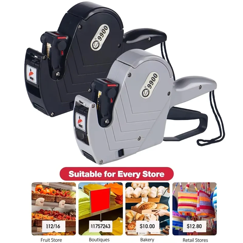 MX-9900 Pricing Label Gun single row machine , 8-digit manual price label gun for Retail Stores Supermarket
