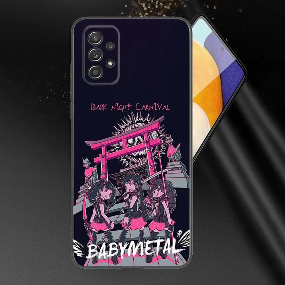 Girl Idol B-Babymetal Phone Case For Samsung Galaxy A13,A21s,A22,A31,A32,A52,A53,A71,A80,A91 Soft Black Phone Cover