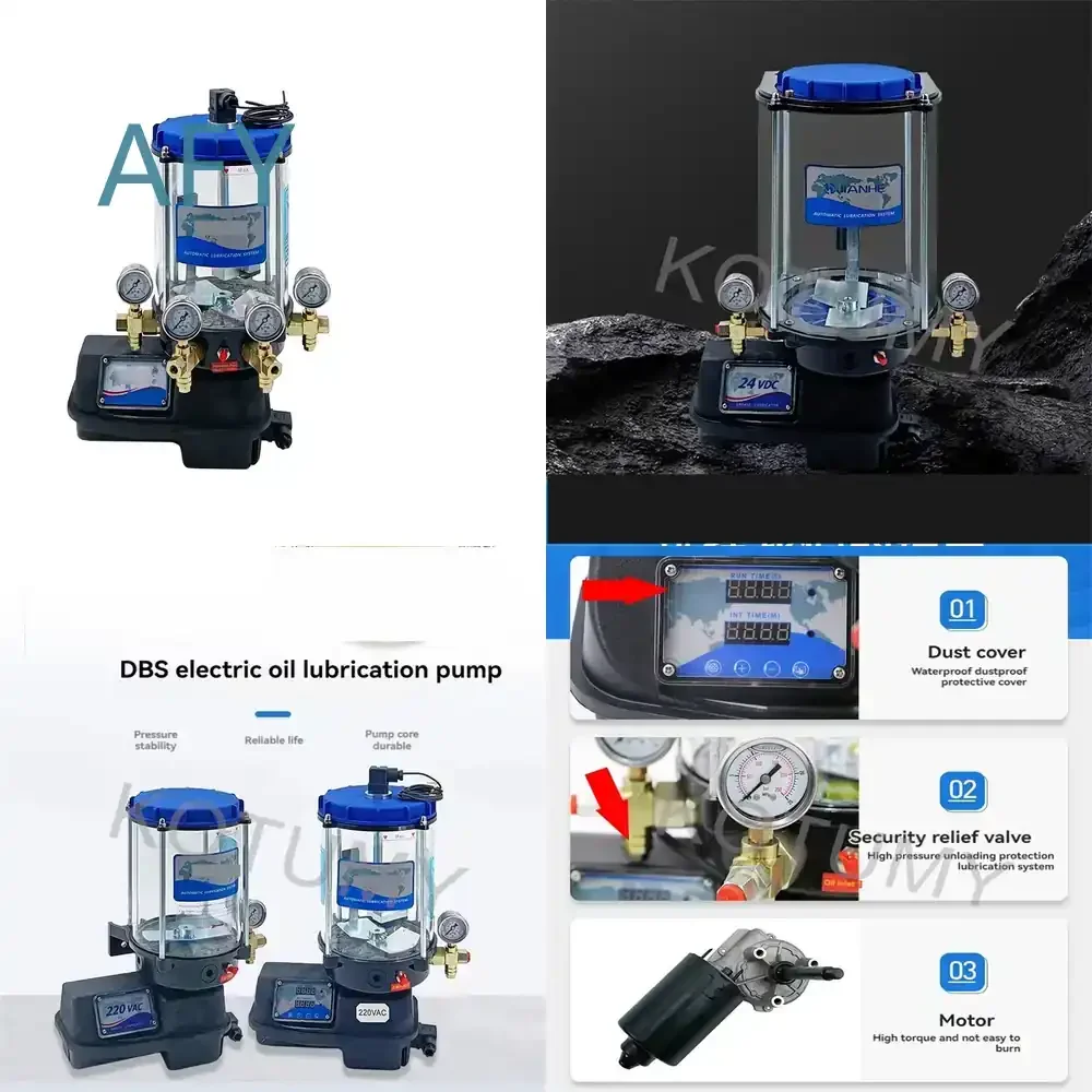 4L Automatic Grease Pump for Agricultural Machine Electric Lubrication Pump for Tractor Combine Harvester 2L 4L 6L 8L Farm