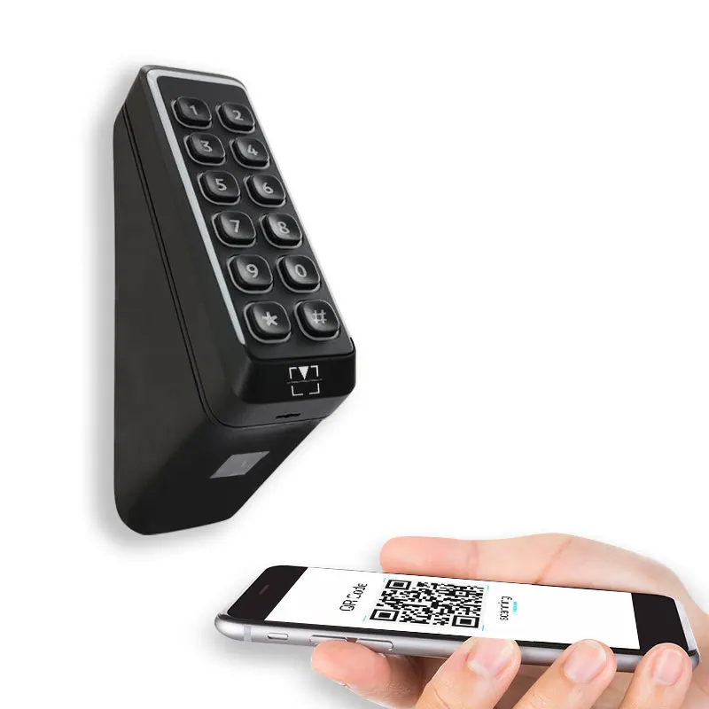 

Waterproof Wall Mounted NFC RFID Contactless Smart Card Reader QR code Access Control Reader