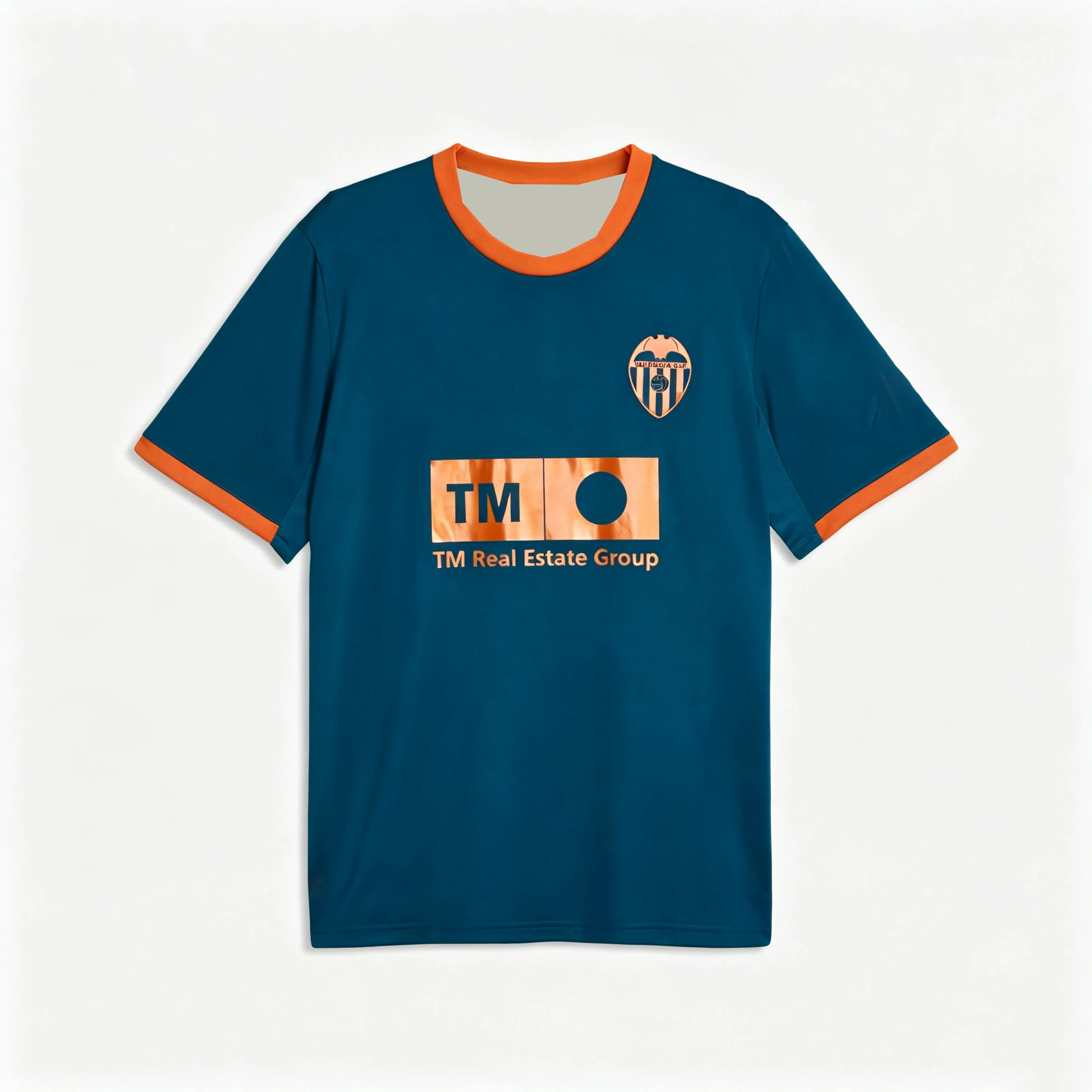 2026 Valencia 3D Printed Football Jersey Men's Summer Quick Drying Breathe Short Sleeved T-shirt Family Matching Clothing