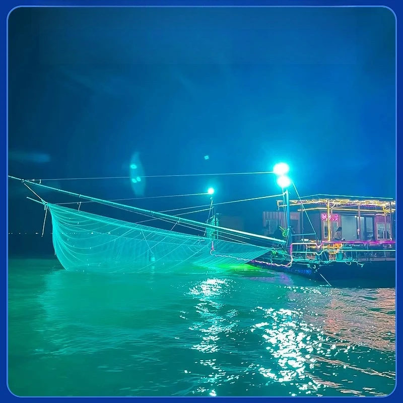 2026 New Waterproof Vessel LED Underwater Light Deep Sea Boat Aquaculture Fishing Lamp