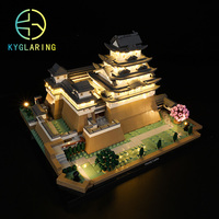 Kyglaring Light Kit for 21060 Himeji Castle White Heron Castle Block Model (Not Included Building Blocks)