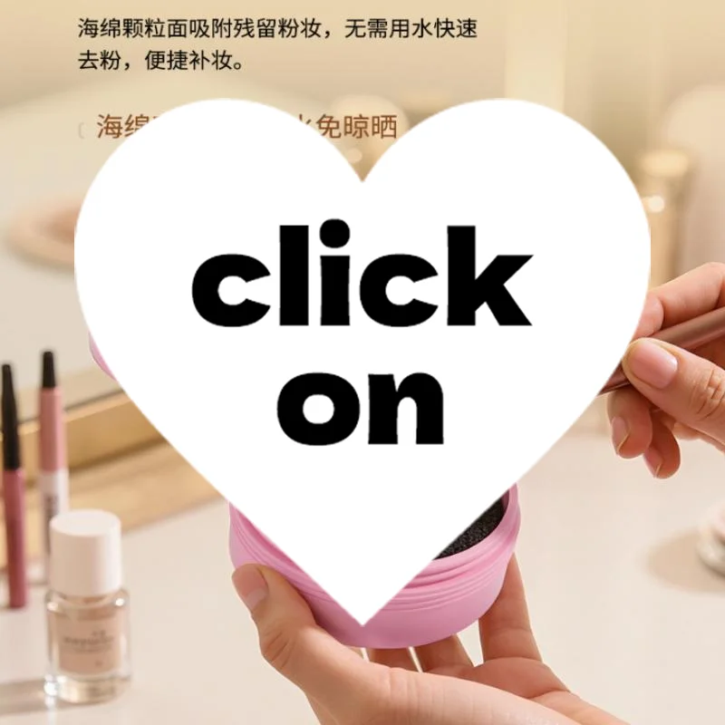 Scatola per la pulizia dei pennelli per il trucco Spugna per la pulizia rapida Pennelli per ombretti Detergente a secco Lavaggio cosmetico Strumento per la polvere pulita Accessori per il trucco