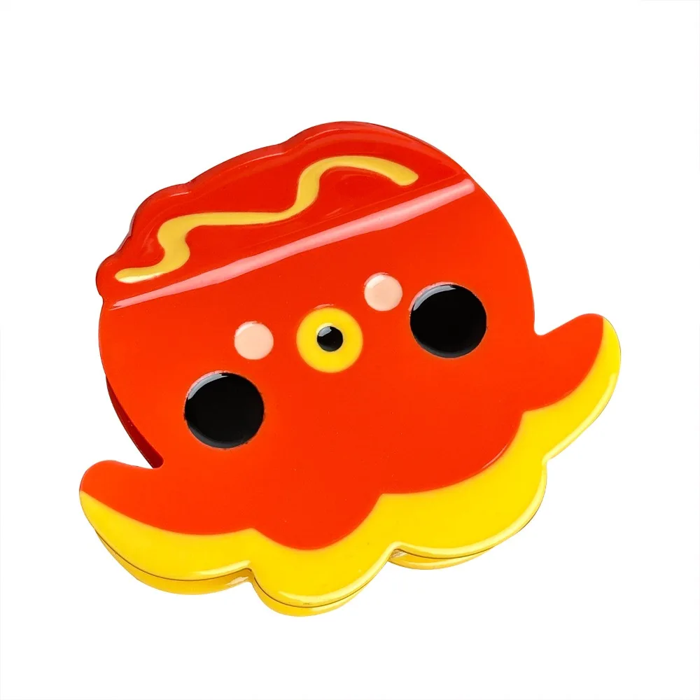 Summer Korean Style Sushi Hair Clip Cute Octopus Small Shark Clip Cartoon Fish Acetic Acid Claw Clip Headwear