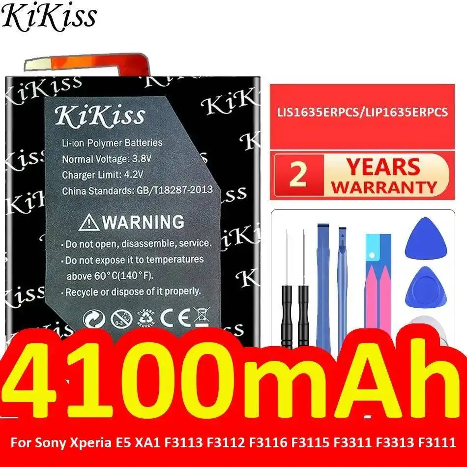 Battery LIS1635ERPCS LIP1635ERPCS 4100mAh For Sony Xperia E5 XA1 F3113 F3112 F3116 F3115 F3311 F3313 F3111 G3112 G3121 G3116