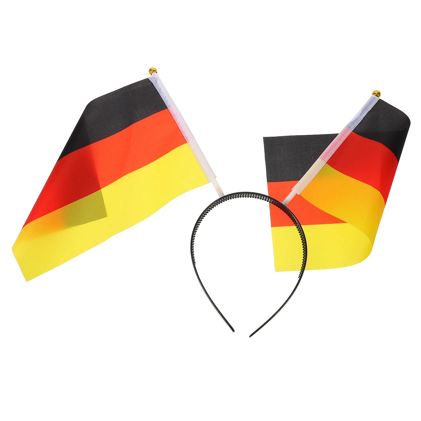 German Flag Hairbands Germany Bopper Headband European Cup Fan Decorative Clasp Fabric Spring