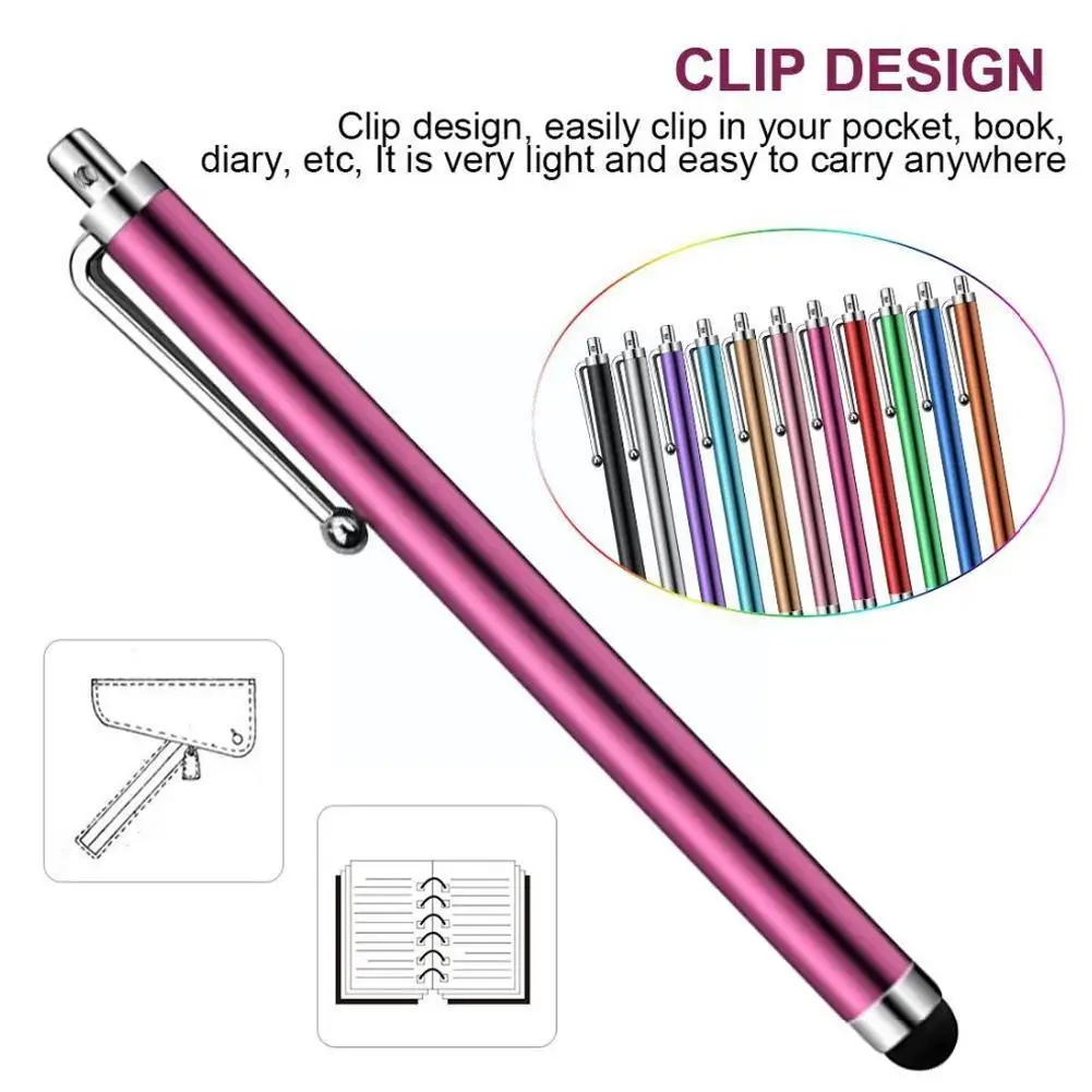 1pcs Color Random Pen 9.0 Capacitive Pen Plus Mobile Universal Phone Stylus Screen Merge Pen Capacitive Universal Ap B9Q0