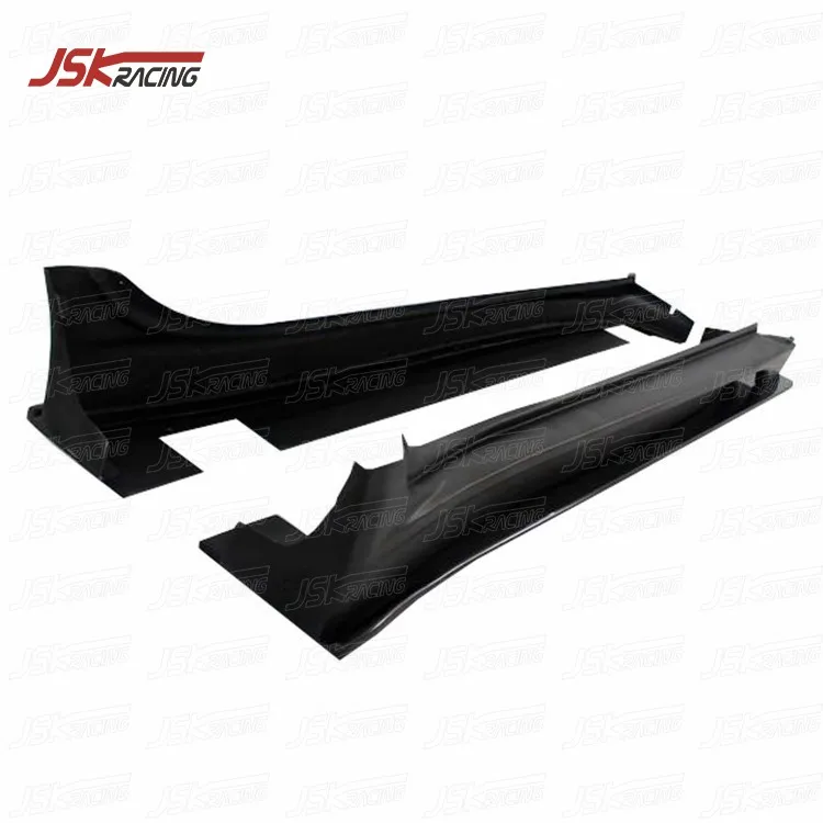 VRS STYLE HALF CARBON FIBER SIDE SKIRTS for 2008-2015 MITSUBISHI EVOLUTION EVO 10