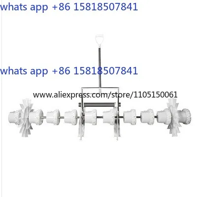 Hand-held transplanting tool multifunction paddy planter rice drum seeder