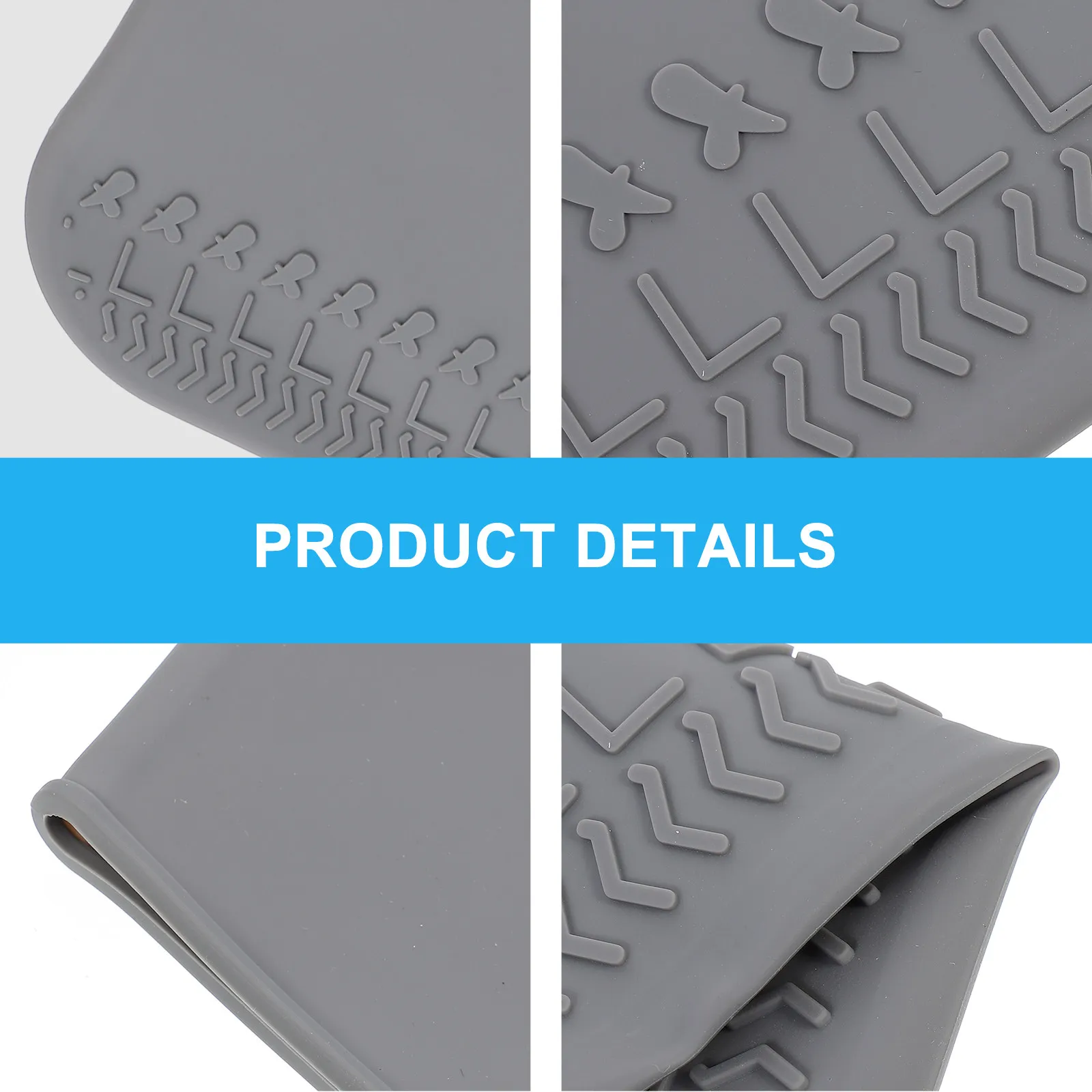 1Pair Silicone Rain Shoes Cover Waterproof Anti-Slip Wear Resistant Dust Mud Rain Protection for Leisure Party Entertainment