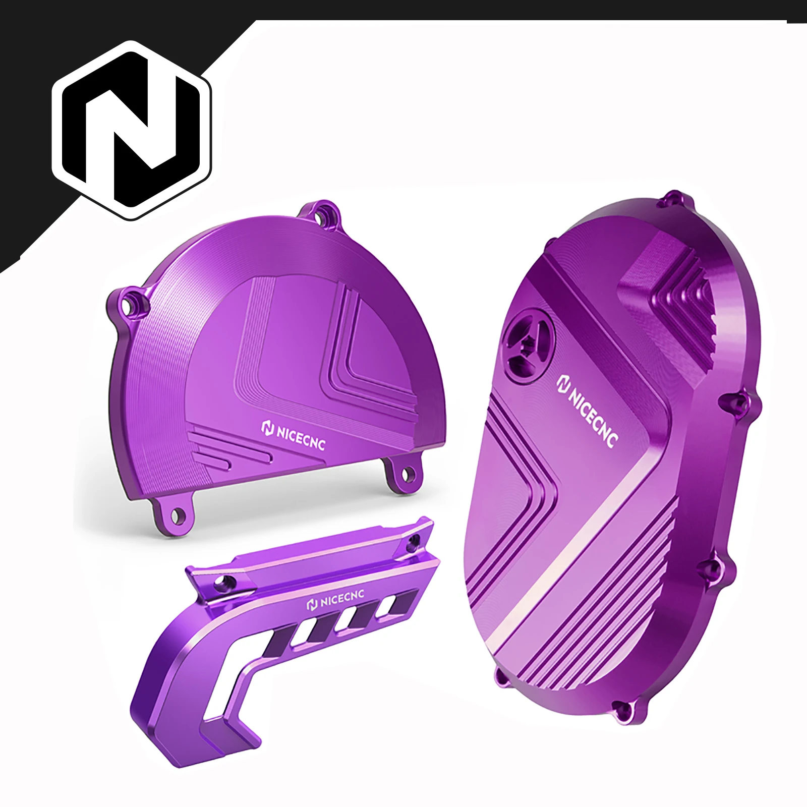 

NICECNC For STARK VARG MX EX 2024-2025 Electric Bike Left Right Motor Cover Guard & Sprocket Cover Chain Guard Motorcycle Parts