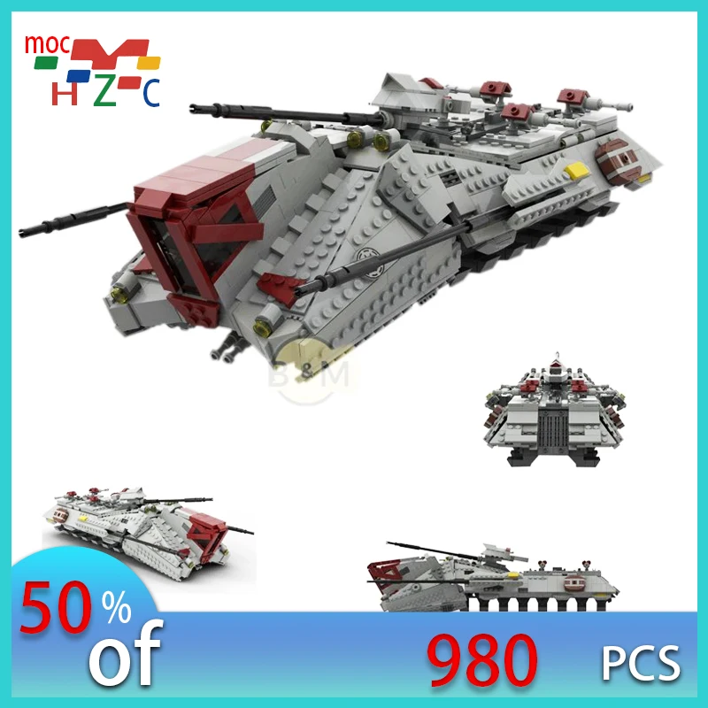 

NEW Moc spaceship Tonyhardy1999 UT-AT model buiding kit block self-locking bricks toy Christmas day gift