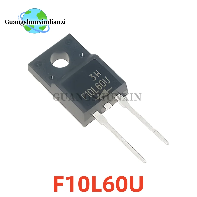 10-20PCS 100% New F10L60U SF10L60U TO-220F fast recovery diode 10A 600V Best Quality In Stock