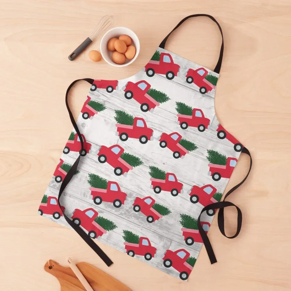 Tree Picking Trucks Apron For Cooking Hairdressing Hairdresser Accessories Apron