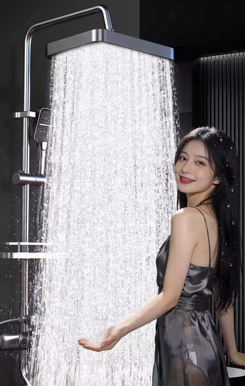 Large Flow Top Spray 30CM Self-cleaning Descaling Supercharge Ceiling Mounted High Pressure Shower Head Bathroom Accessories