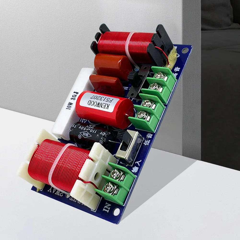 

2500-3000Hz 250W 2-Way Frequency Divider DIY Speaker Filter Circuit Adjustable Frequency Point Home Theater Audio Modification