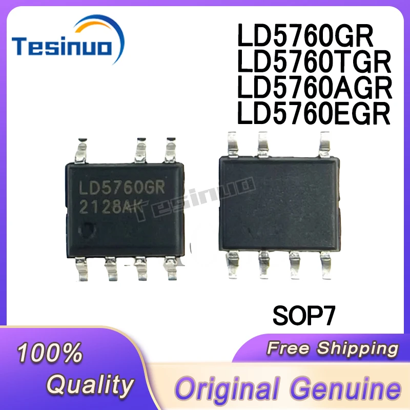 5/PCS New Original LD5760GR LD5760TGR LD5760AGR LD5760EGR SOP7 Power source chip In Stock