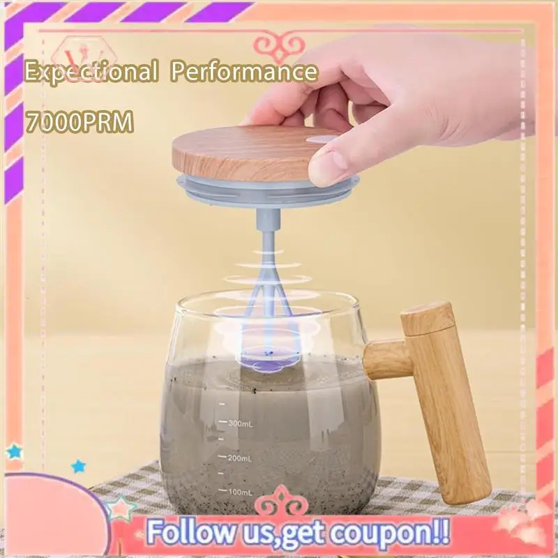 Upgraded Self Stirring Mug Electric High Speed Mixing Cup Self Stirring Coffee Mug Glass Automatic Stirring Cup For Coffee