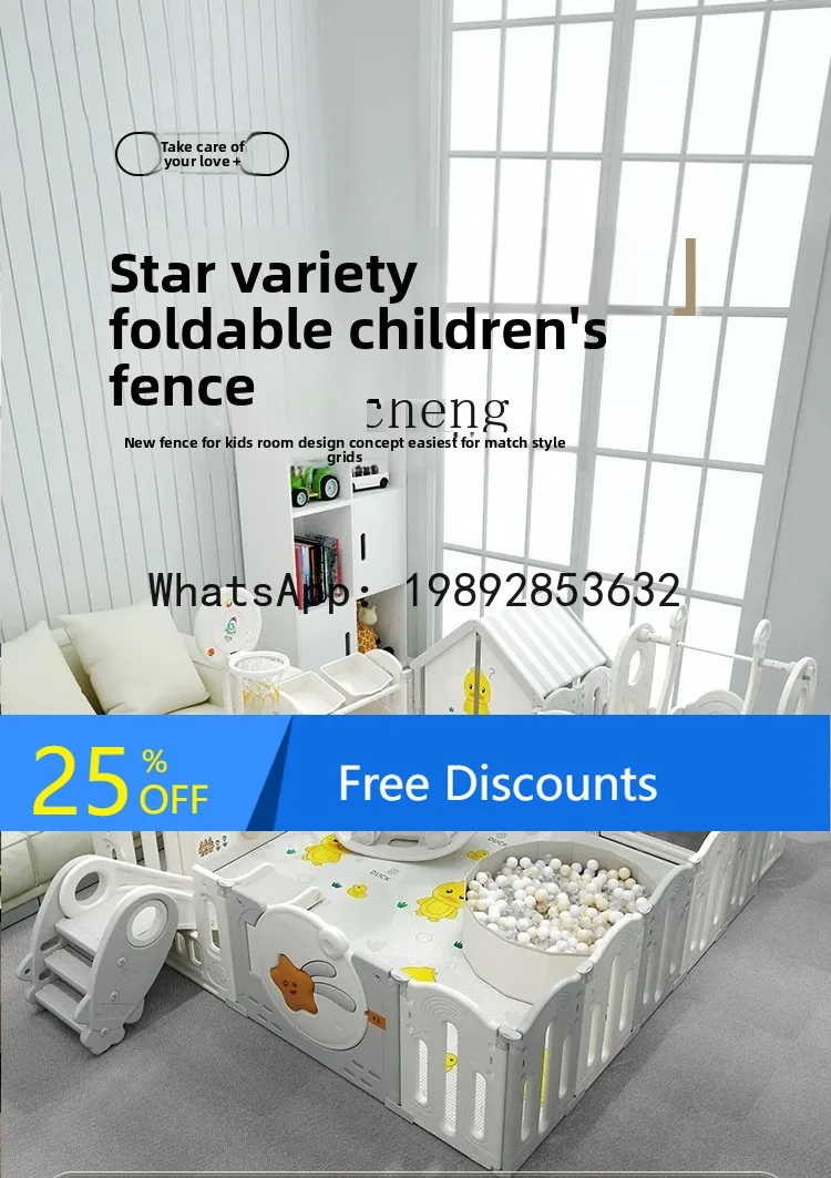 WL Baby Recinzione Terra Gioco per bambini Tappetino strisciante per bambini Barra di protezione per la casa, Sicurezza recinzione