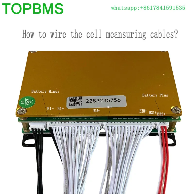 Topbms 21S-32S BMS 22S 26S 27S 28S 30S 32S 200A 300A 400A 500A บลูทูธ RS485 Modbus LifePo4ลิเธียม LTO tbattery