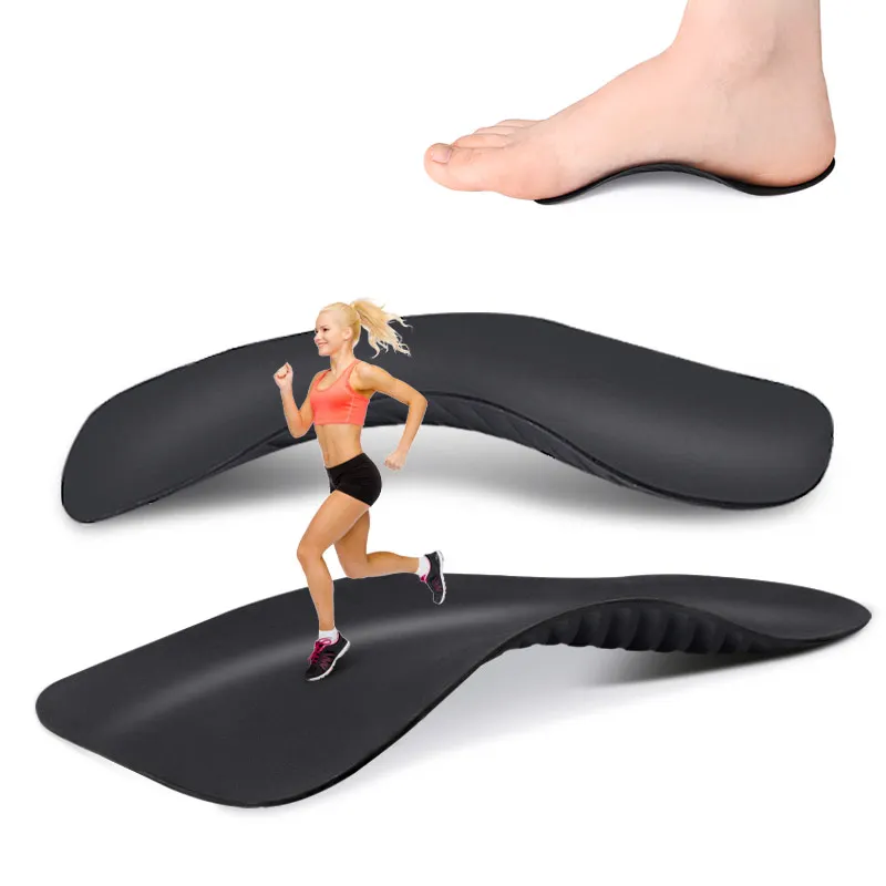 

Flat foot insole arch correction trainer flip inside and outside the foot flat bottomed XO leg correction arch support half pad