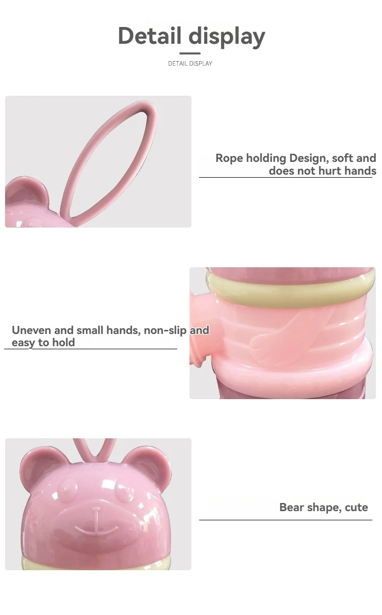 موزع مسحوق حليب الأطفال المحمول - علبة محكمة الغلق بثلاث طبقات للنزهات، حاوية مسحوق حليب الأطفال #3