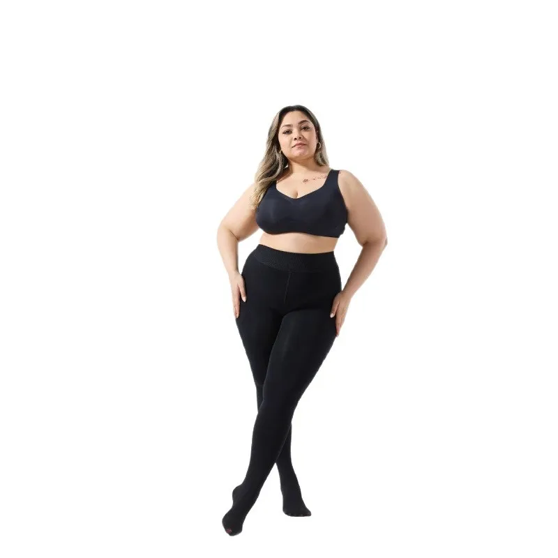 ถุงน่องผู้หญิงไซส์ใหญ่ 120D ยืดหยุ่นสูง หนา สำหรับฤดูใบไม้ผลิและฤดูใบไม้ร่วง เซ็กซี่ ไนลอน ถุงน่องไซส์ใหญ่ ป้องกันการเกี่ยวขาด