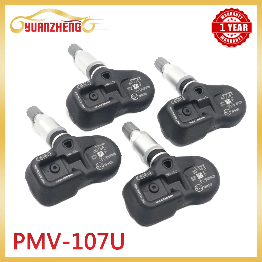 PMV-107U 40700-1LL0B 40700-1LL0C Car TPMS Tire Pressure Sensor 433Mhz For FX Series M Series QX56 Q70 QX70 QX80 Nissan Patrol