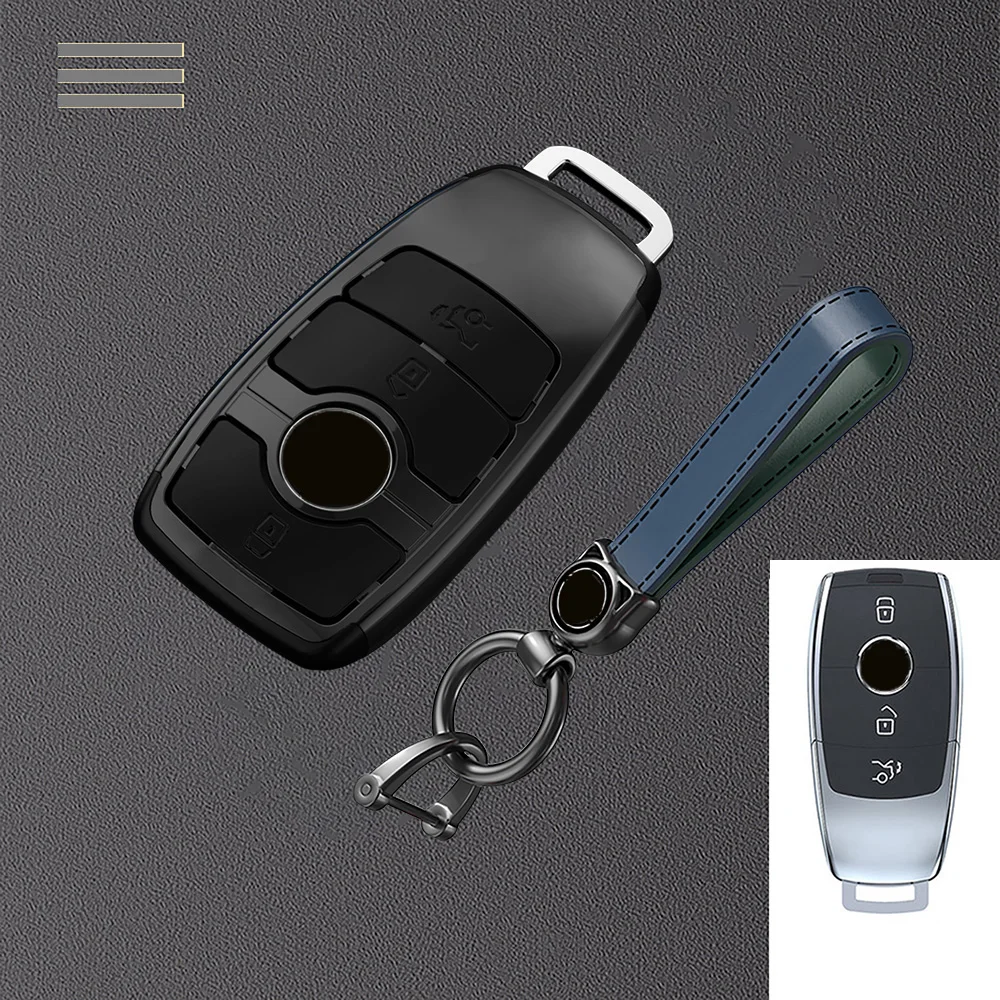 

Car Remote Key Case Cover Shell For Mercedes Benz A C E S G Class GLC CLE CLA W177 W205 W213 W222 X167 AMG Protector Holder