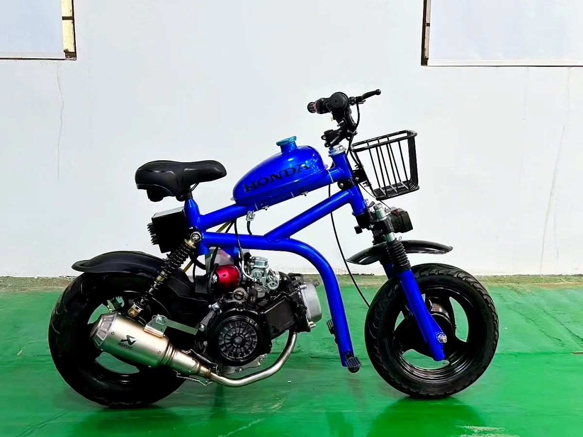 Fuel powered 4-stroke scooter 125cc air-cooled fuel powered mini motorcycle