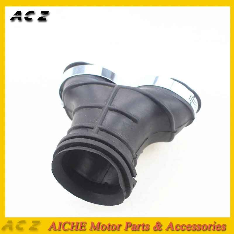 Motorcycle Carburetor Air Box Rubber Tube Manifold Air Filter Interface for Rebel CA250 CMX250 DD250 LF250-L Keeway