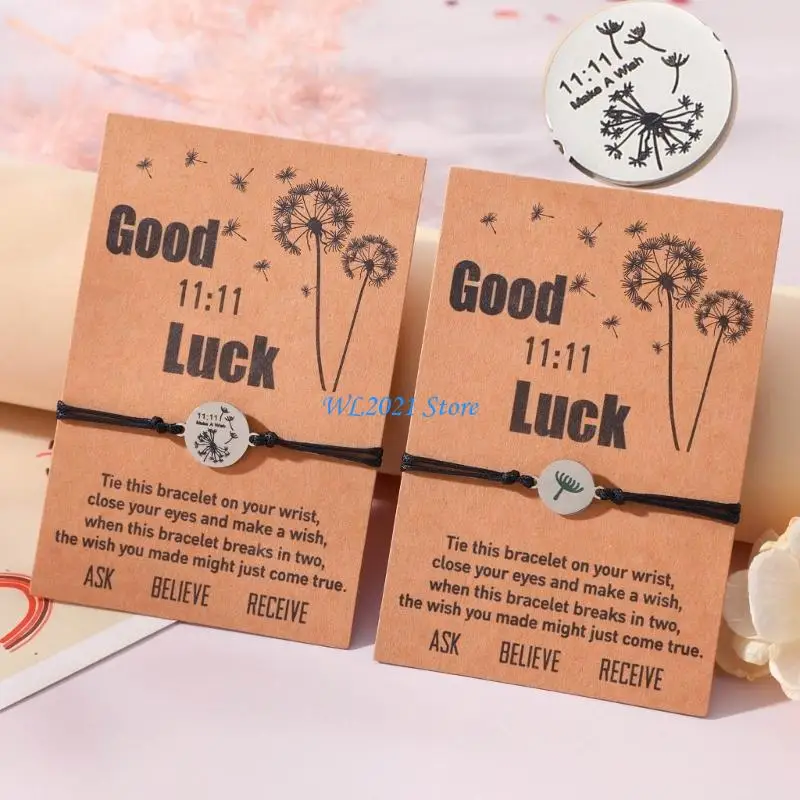 G5GC الاتجاه الشمع موضوع الحياكة سوار الفولاذ المقاوم للصدأ الهندباء الأم وابنتها