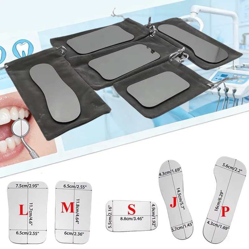 

Dental Orthodontic Intraoral Photographic 2-Sided Rhodium Glass Mirrors Double Side Anti-Fog Dental Tools for Orthodontist