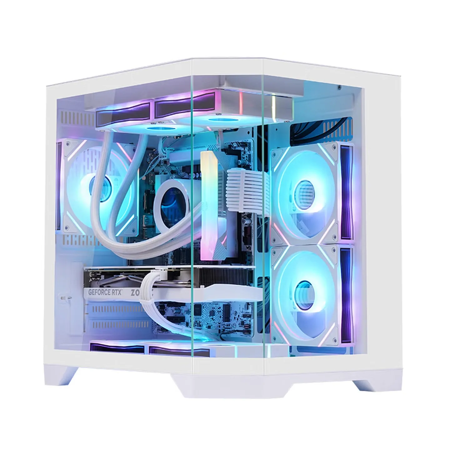 WJCOOLMAN Dreamer Mini Full Side Transparent Sea View Room Computer Desktop Case MATX Case Supports 240 Water Cooling