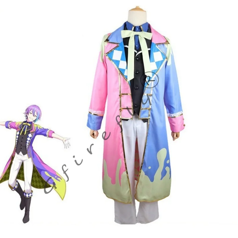 Kamishiro Rui couleur scène projet Sekai Cosplay plume pays des merveilles × Showtime scène halloween fête costume cape Kamishiro perruque