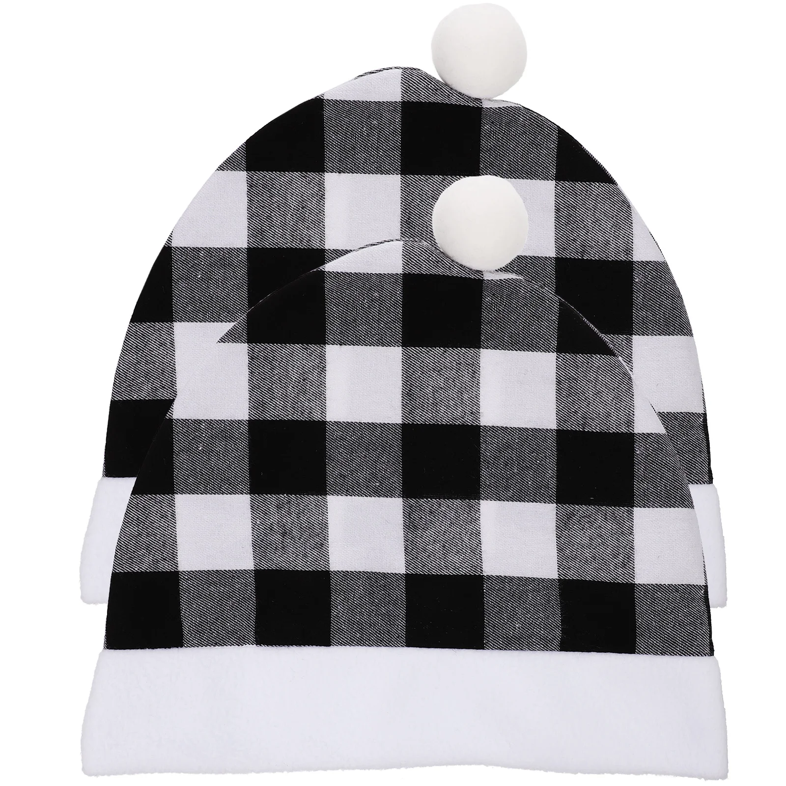 

2 Pcs Christmas Hat Headrest Cover Car Decorations Xmas for Vehicle Knitted Seat Covers Pillowcase