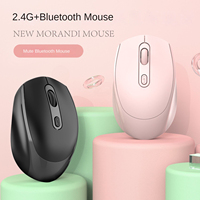 Rechargeable Bluetooth 5.2 Mouse USB Dual Mode 2.4G Wireless Mouse 1200 DPI For MacBook Tablet Laptop PC Gaming Accessories