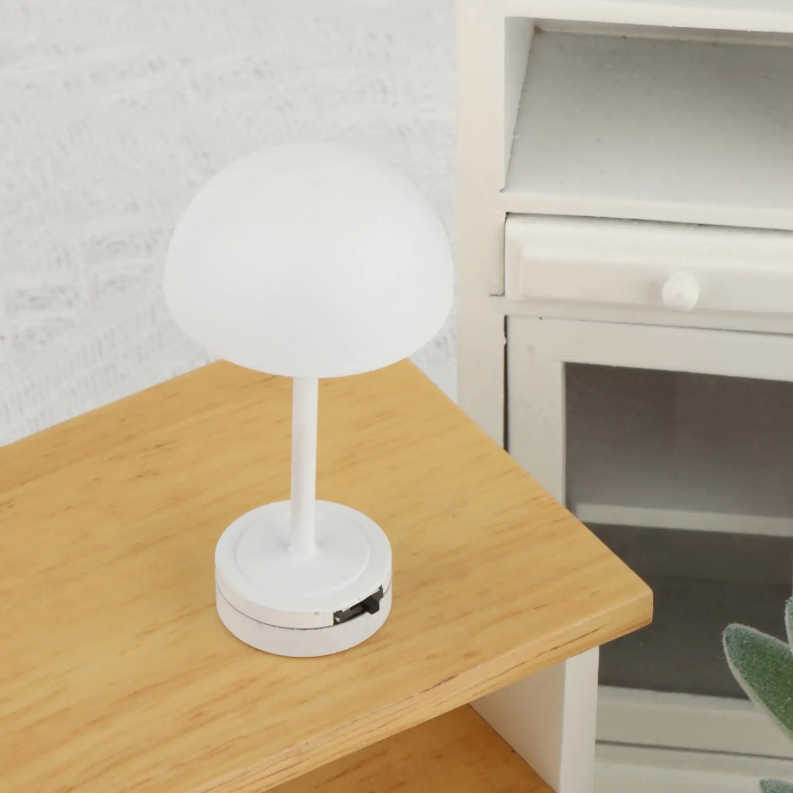 

1/12 миниатюрная настольная лампа для кукольного домика для столовой, гостиной, подарки для детей