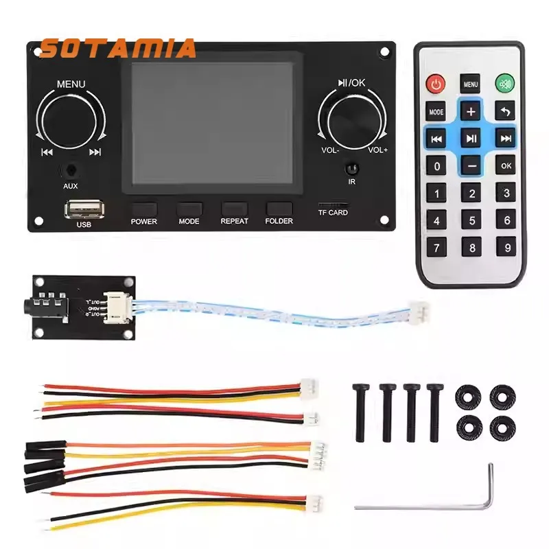 SOTAMIA 2.8 Inch TFT Color Screen Lossless Audio Decoding Board Module Supports I2S Digital Audio Output Player DC5V