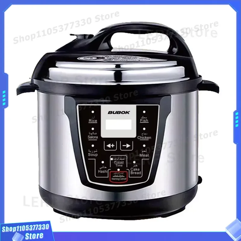 Multifunctional Electric Pressure Cooker Stainless Steel LED Display 6L 8L 10L 12L Household Quick Cooking Pot OEM ODM CB