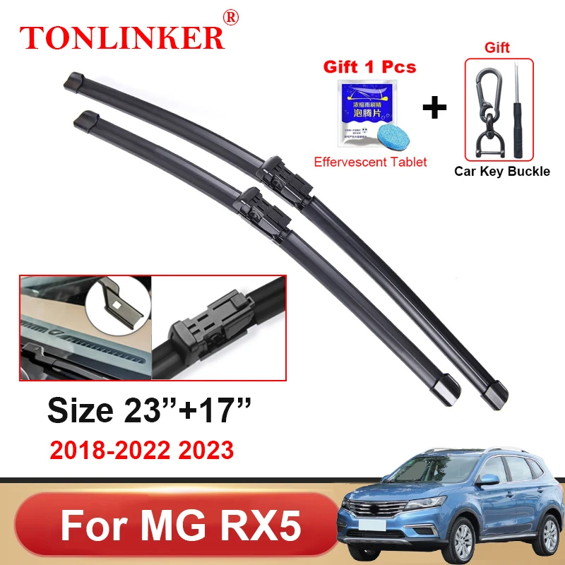 

TONLINKER Wiper Blades For MG RX5 SUV 2018 2019 2020 2021 2022 2023 Car Accessories Front Windscreen Wiper Blade Brushes Cutter