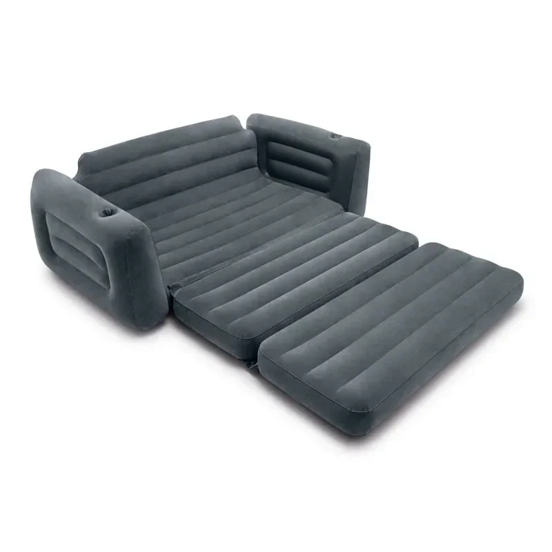 1 Inflatable Sofa Mattress Two-in-One Outdoor Sun Lounger Daybed Modern Minimalism Camping Lazy Armchair Inchable Bed Mattress