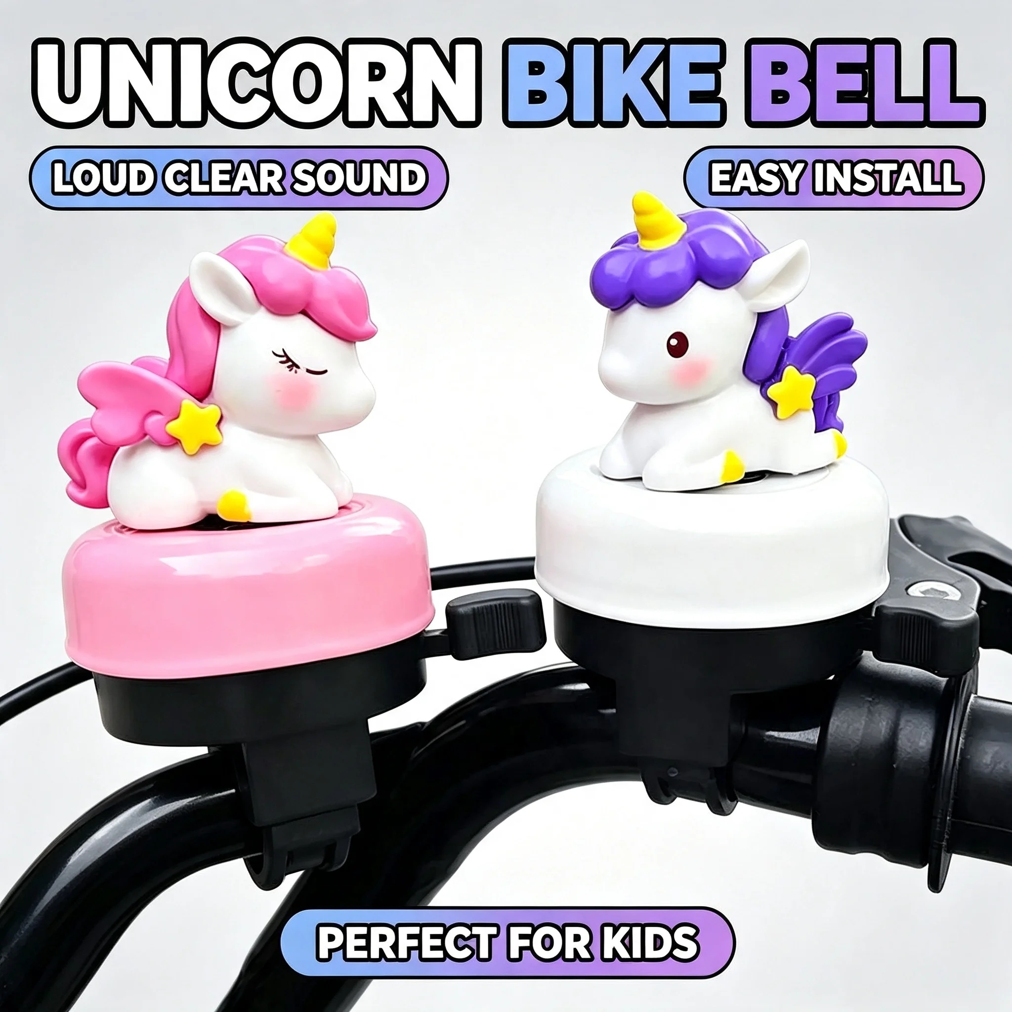 Bike Bell - Leuke Cartoon Eenhoorn Fietsbel Universele Luide