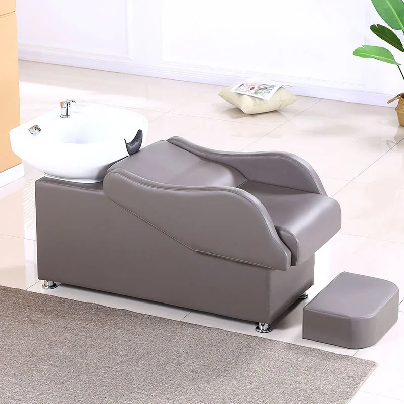 Silla de afeitar profesional para salón de belleza, cama de masaje para lavado de cabello, champú, Barbero, zappers simples, muebles de peluquería, CY50XT